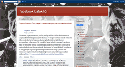 Desktop Screenshot of facebookbatakligi.blogspot.com