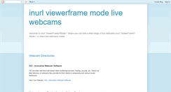 Desktop Screenshot of inurl-viewerframe-mode-live-webcams.blogspot.com