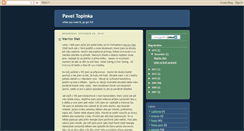 Desktop Screenshot of paveltopinka.blogspot.com