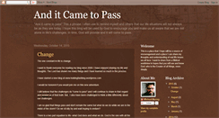 Desktop Screenshot of anditcametopass-mem.blogspot.com