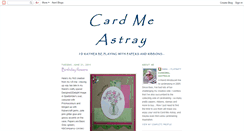 Desktop Screenshot of cardmeastray.blogspot.com