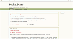 Desktop Screenshot of pocketsense.blogspot.com