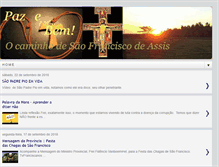 Tablet Screenshot of caminho-franciscano.blogspot.com