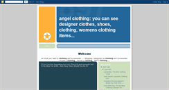 Desktop Screenshot of angelclothing.blogspot.com