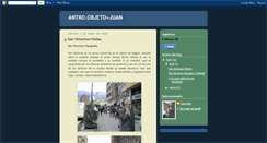 Desktop Screenshot of antropologiaobjetojuan.blogspot.com