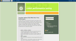 Desktop Screenshot of cobolperformance.blogspot.com