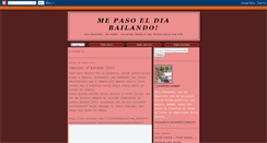 Desktop Screenshot of pasoeldiabailando.blogspot.com