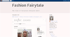 Desktop Screenshot of fashionnfairytale.blogspot.com