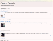 Tablet Screenshot of fashionnfairytale.blogspot.com