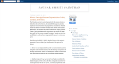Desktop Screenshot of jauharsmritisansthan.blogspot.com