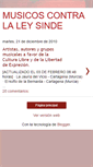 Mobile Screenshot of musicoscontrasinde.blogspot.com
