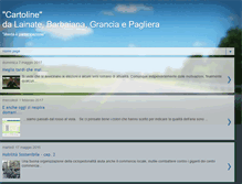 Tablet Screenshot of comunedilainate.blogspot.com