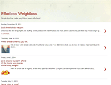 Tablet Screenshot of myeffortlessweightloss.blogspot.com