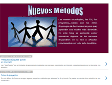 Tablet Screenshot of nuevos-metodos.blogspot.com