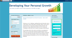 Desktop Screenshot of developingyourpersonalgrowth.blogspot.com