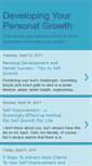 Mobile Screenshot of developingyourpersonalgrowth.blogspot.com