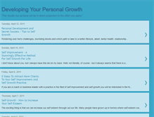 Tablet Screenshot of developingyourpersonalgrowth.blogspot.com