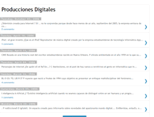 Tablet Screenshot of produccionesdigitales.blogspot.com