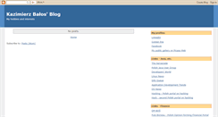 Desktop Screenshot of kbalos.blogspot.com