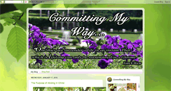 Desktop Screenshot of committingmyway.blogspot.com