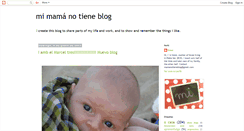 Desktop Screenshot of mamanotieneblog.blogspot.com