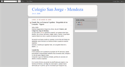 Desktop Screenshot of colegiosanjorgemendoza.blogspot.com