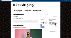 Desktop Screenshot of modemeisjes.blogspot.com