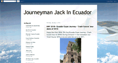 Desktop Screenshot of journeymanjackinecuador.blogspot.com