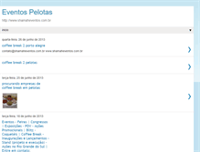 Tablet Screenshot of eventospelotas.blogspot.com
