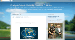 Desktop Screenshot of prodigalcatholicwriter.blogspot.com