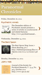 Mobile Screenshot of paranormalchron.blogspot.com