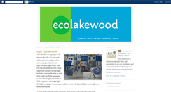 Desktop Screenshot of ecolakewood.blogspot.com