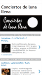 Mobile Screenshot of conciertosdelunallena.blogspot.com