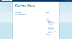 Desktop Screenshot of kitchen-decor-guides.blogspot.com