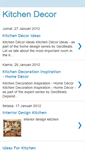 Mobile Screenshot of kitchen-decor-guides.blogspot.com