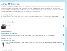 Tablet Screenshot of infinitymotorcycles.blogspot.com