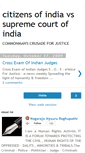 Mobile Screenshot of citizensofindiavssupremecourtofindia.blogspot.com