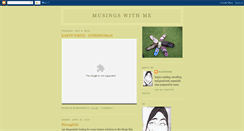 Desktop Screenshot of musingswithme.blogspot.com