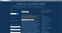 Desktop Screenshot of apocalipsislosultimostiempos.blogspot.com