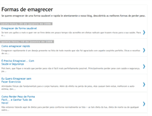 Tablet Screenshot of formas-de-emagrecer.blogspot.com