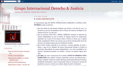 Desktop Screenshot of grupointernacionalderechoyjusticia.blogspot.com