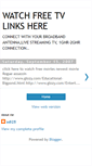 Mobile Screenshot of free-tv-link.blogspot.com