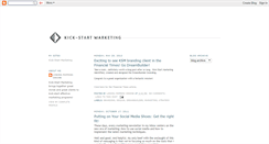 Desktop Screenshot of kick-startmarketing.blogspot.com