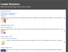 Tablet Screenshot of leaderbusiness.blogspot.com