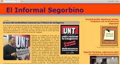Desktop Screenshot of elinformalsegorbino.blogspot.com