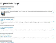 Tablet Screenshot of originproductdesign.blogspot.com