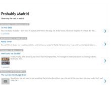Tablet Screenshot of probablymadrid.blogspot.com