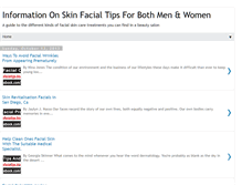 Tablet Screenshot of bestskinfacialtips.blogspot.com