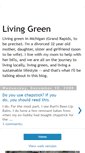 Mobile Screenshot of livinggreeninmichigan.blogspot.com