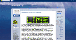 Desktop Screenshot of healthybodytips.blogspot.com